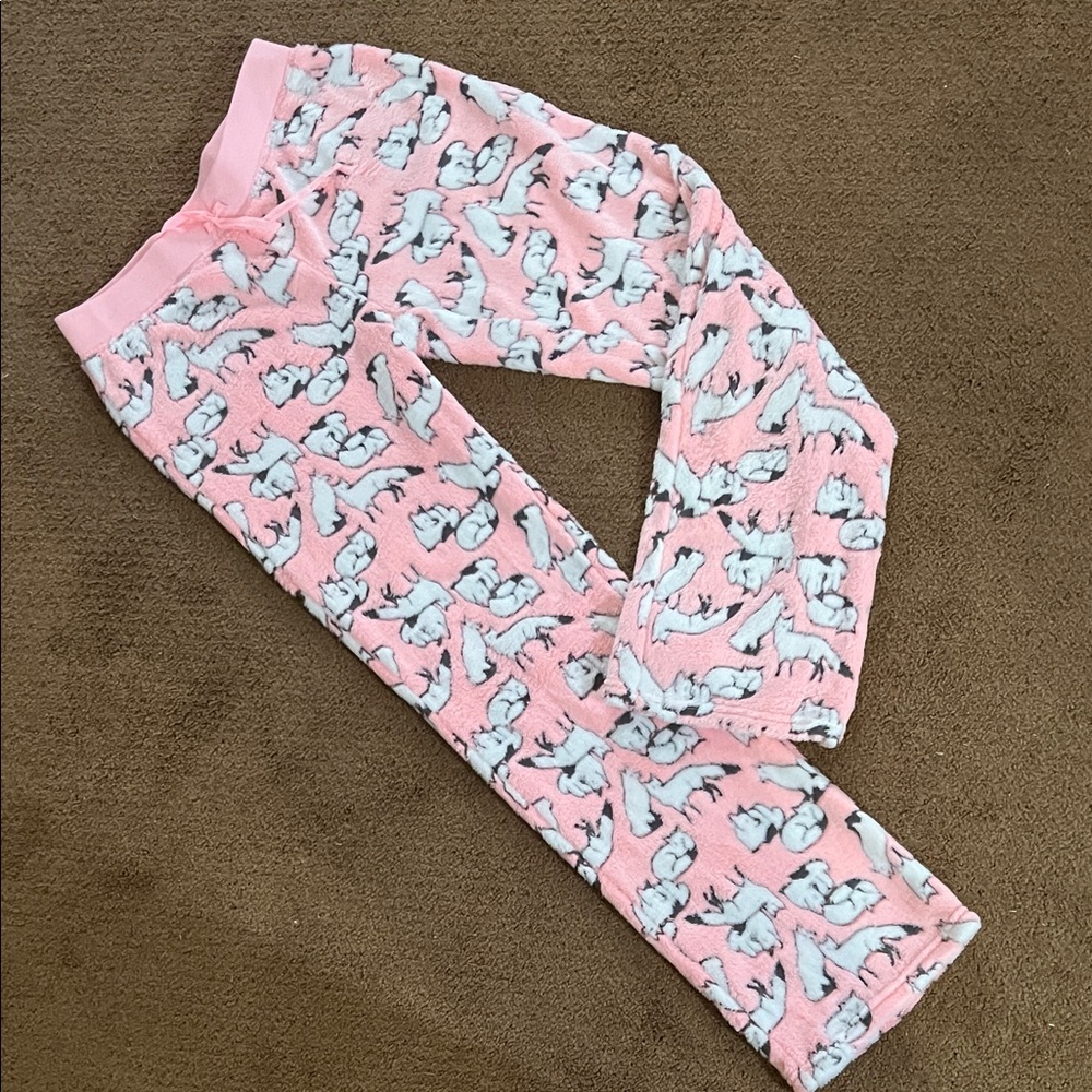 Joe Boxer Pink Cat Print Pajama Pants